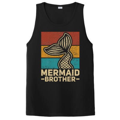 Mermaid Brother Mermaid Birthday Party Outfit Retro Mermaid PosiCharge Competitor Tank