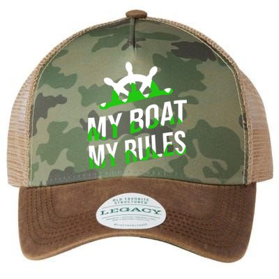 My Boat My Rules Legacy Tie Dye Trucker Hat