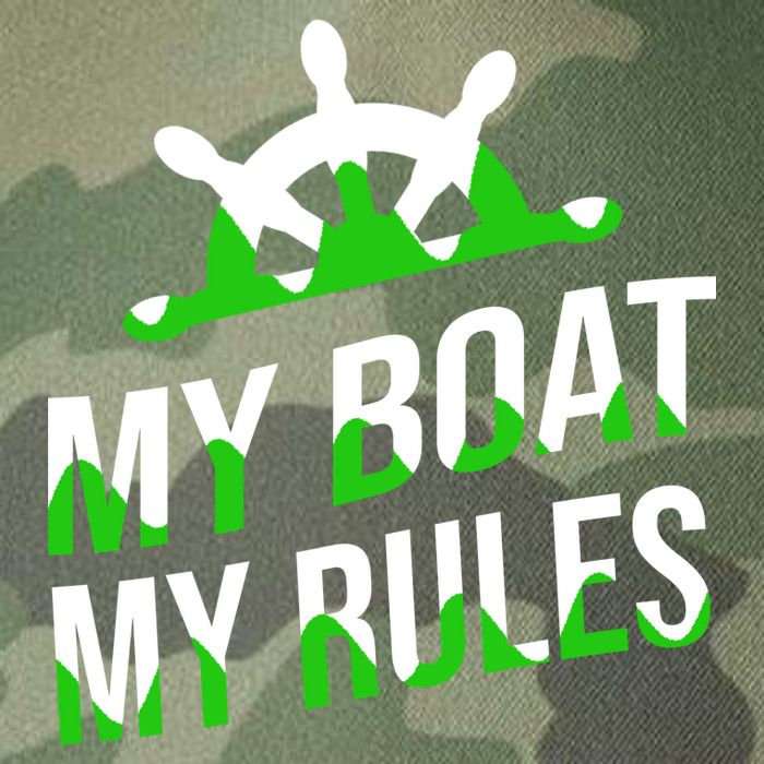 My Boat My Rules Legacy Tie Dye Trucker Hat