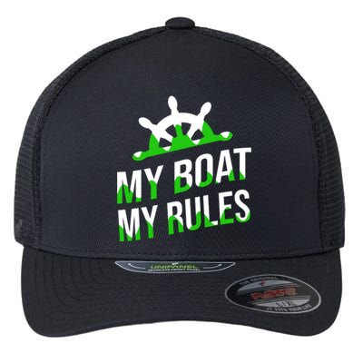 My Boat My Rules Flexfit Unipanel Trucker Cap