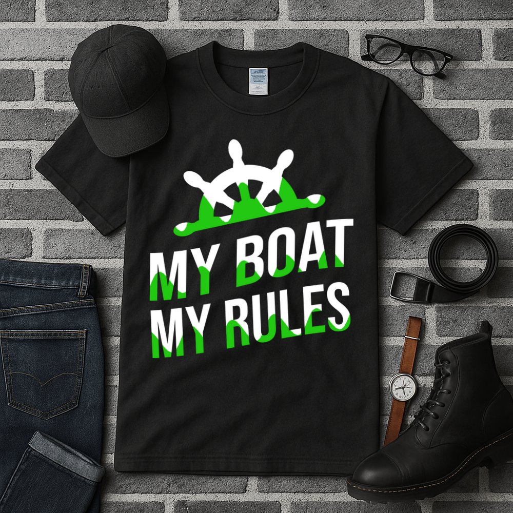 My Boat My Rules Tall T-Shirt