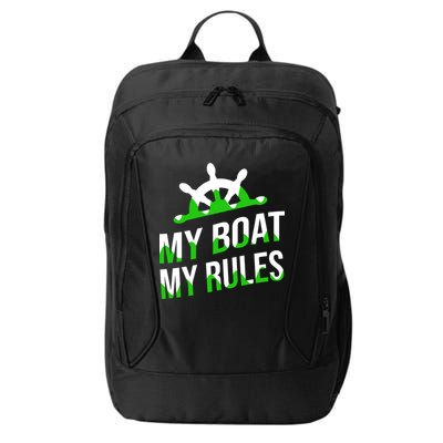 My Boat My Rules City Backpack