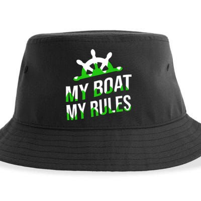 My Boat My Rules Sustainable Bucket Hat