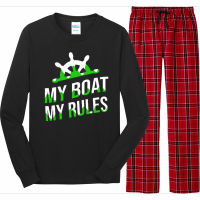 My Boat My Rules Long Sleeve Pajama Set