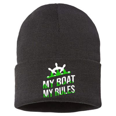 My Boat My Rules Sustainable Knit Beanie