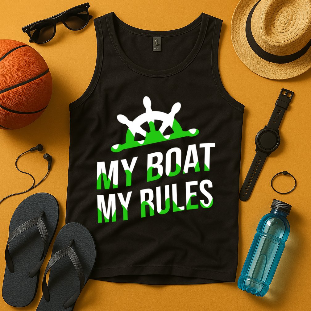 My Boat My Rules Tank Top