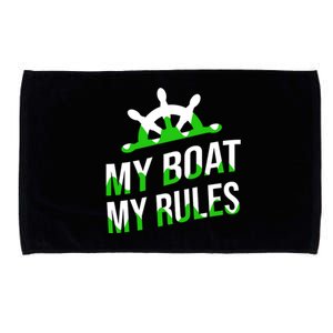 My Boat My Rules Microfiber Hand Towel