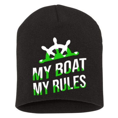 My Boat My Rules Short Acrylic Beanie