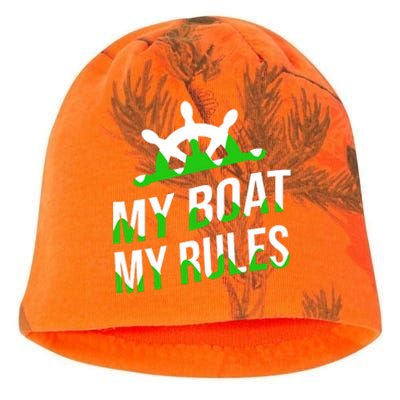 My Boat My Rules Kati - Camo Knit Beanie