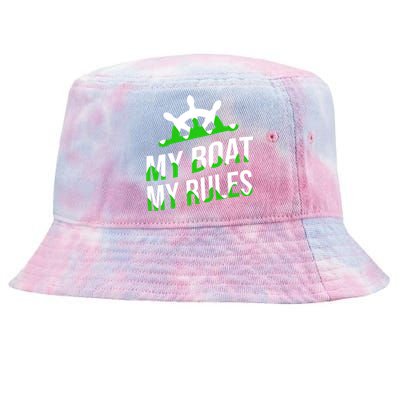 My Boat My Rules Tie-Dyed Bucket Hat