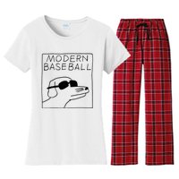 Modern Baseball Women's Flannel Pajama Set