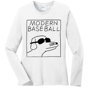 Modern Baseball Ladies Long Sleeve Shirt