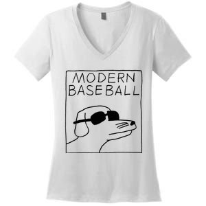 Modern Baseball Women's V-Neck T-Shirt