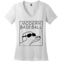 Modern Baseball Women's V-Neck T-Shirt