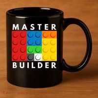 Master Builder 11oz C Handle Ceramic Mug