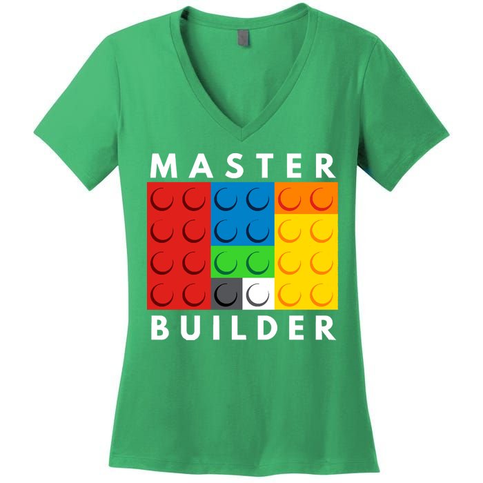 Master Builder Women's V-Neck T-Shirt