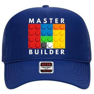 Master Builder High Crown Mesh Back Trucker Hat