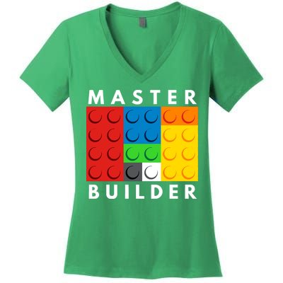 Master Builder Women's V-Neck T-Shirt