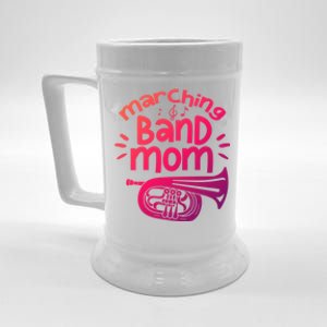 Marching Band Mom Baritone Horn Euphonium Player Gift Beer Stein