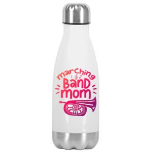 Marching Band Mom Baritone Horn Euphonium Player Gift Stainless Steel Insulated Water Bottle