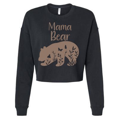 Mama Bear Cropped Pullover Crew