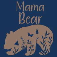 Mama Bear 7 Panel Mesh Trucker Snapback Hat
