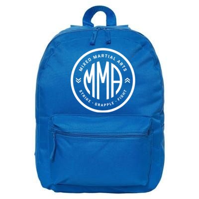 Mma Bjj Mixed Martial Arts Fan Fighter Strike Grapple Fight Gift 16 in Basic Backpack