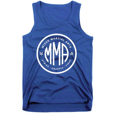 Mma Bjj Mixed Martial Arts Fan Fighter Strike Grapple Fight Gift Tank Top