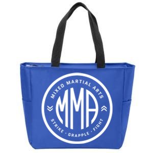 Mma Bjj Mixed Martial Arts Fan Fighter Strike Grapple Fight Gift Zip Tote Bag