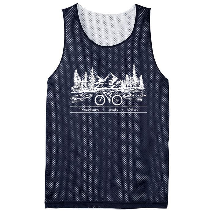 Mountain Bike MTB Mountains Trails Bikes Mesh Reversible Basketball Jersey Tank