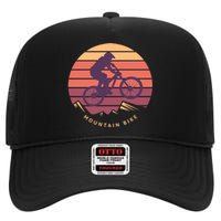 Mountain Bike High Crown Mesh Back Trucker Hat