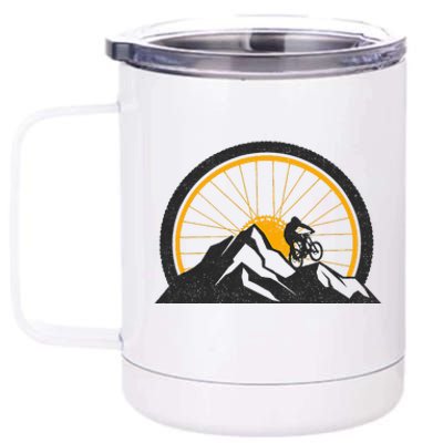 Mountain Bike Mtb Clothing Mtb Mountain Bike 12 oz Stainless Steel Tumbler Cup