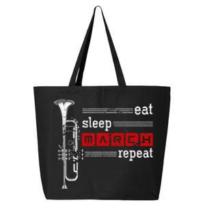 Marching Band Musician Trumpeter Gift Music Trumpet 25L Jumbo Tote