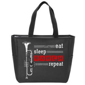 Marching Band Musician Trumpeter Gift Music Trumpet Zip Tote Bag