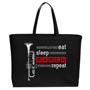 Marching Band Musician Trumpeter Gift Music Trumpet Cotton Canvas Jumbo Tote