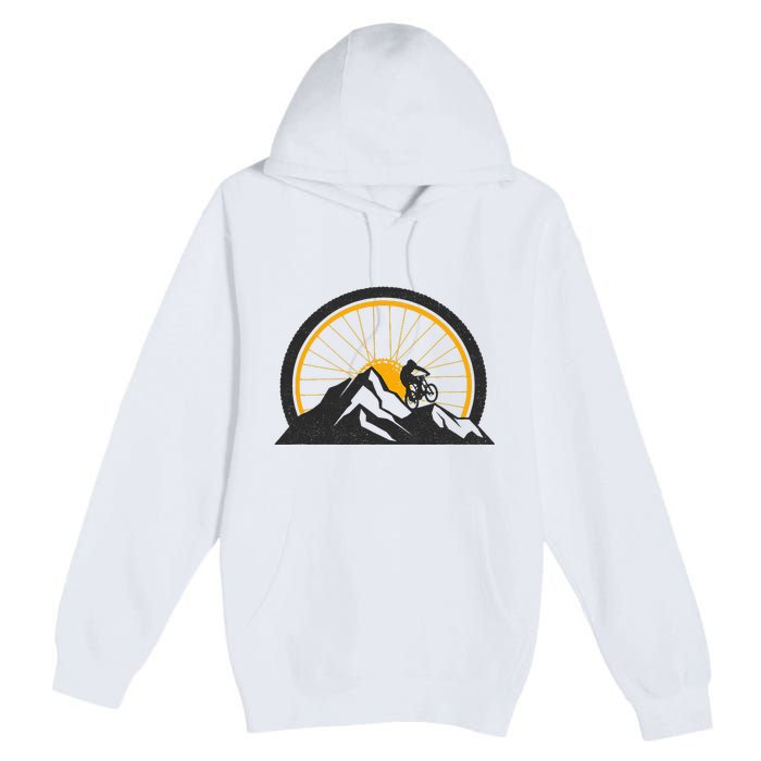 Mountain Bike MTB Clothing MTB Mountain Bike Premium Pullover Hoodie