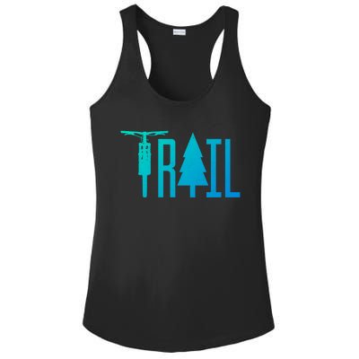 Mountain Bike Mtb Downhill Biking Cycling Biker Gift Cool Gift Ladies PosiCharge Competitor Racerback Tank