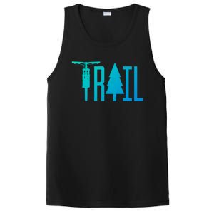 Mountain Bike Mtb Downhill Biking Cycling Biker Gift Cool Gift PosiCharge Competitor Tank