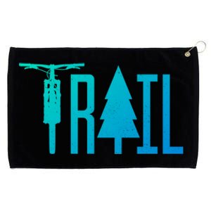 Mountain Bike Mtb Downhill Biking Cycling Biker Gift Cool Gift Grommeted Golf Towel