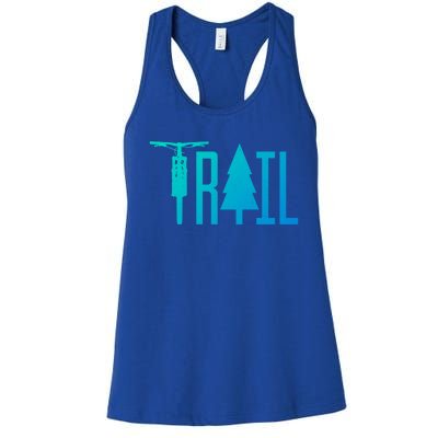 Mountain Bike Mtb Downhill Biking Cycling Biker Gift Cool Gift Women's Racerback Tank