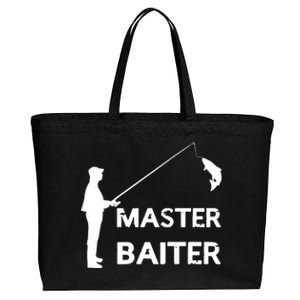 Master Baiter Cotton Canvas Jumbo Tote