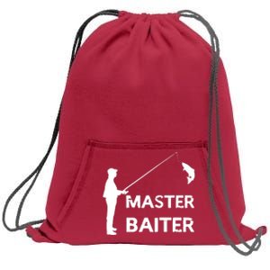 Master Baiter Sweatshirt Cinch Pack Bag