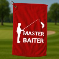 Master Baiter Golf Towel