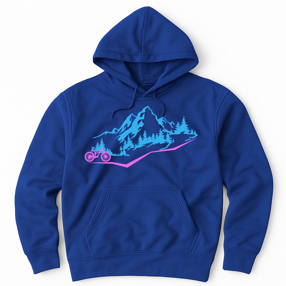 Mountain Bike Mtb Cycling Mountain Biker Biking Cyclist Gift Hoodie