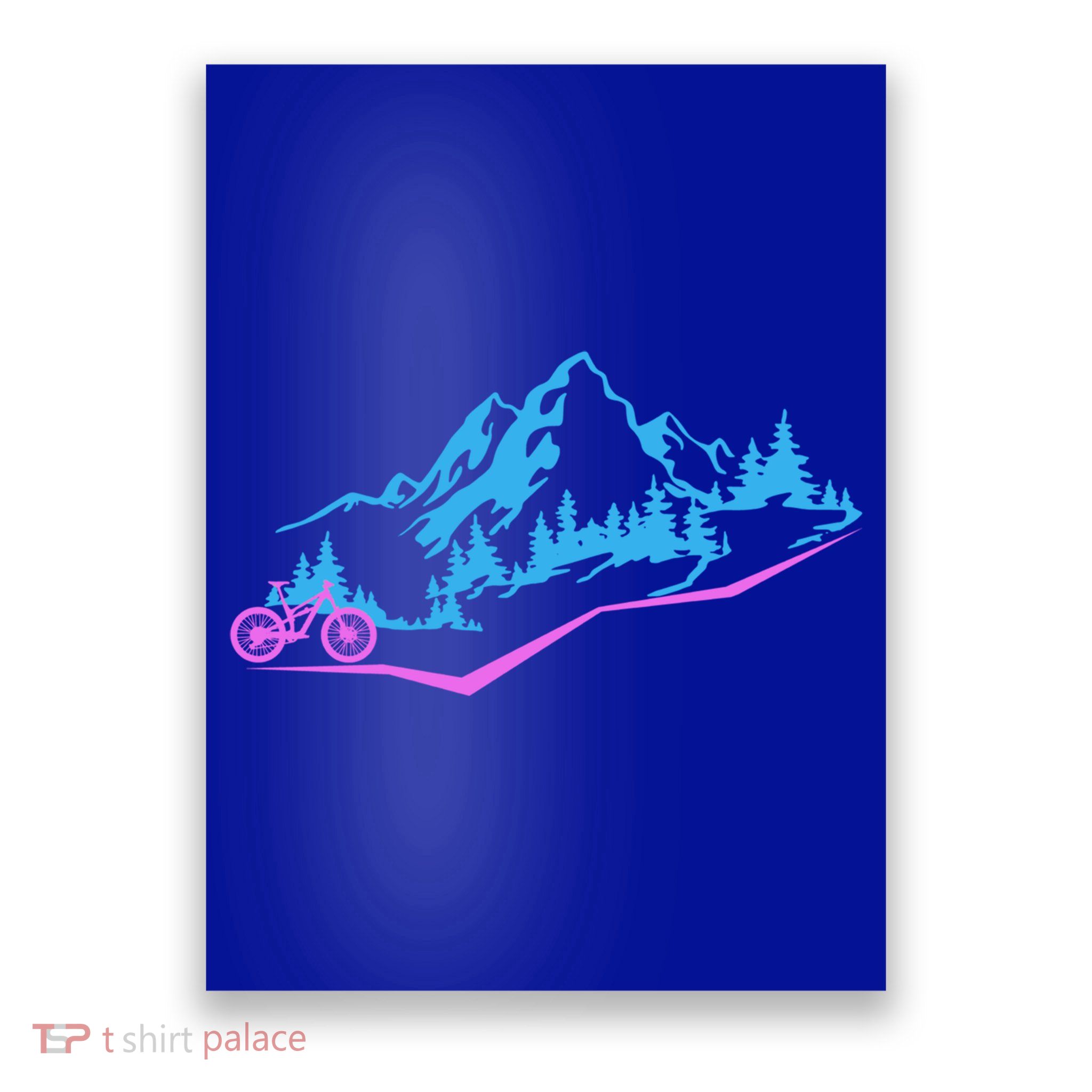 Mountain Bike Mtb Cycling Mountain Biker Biking Cyclist Gift Poster