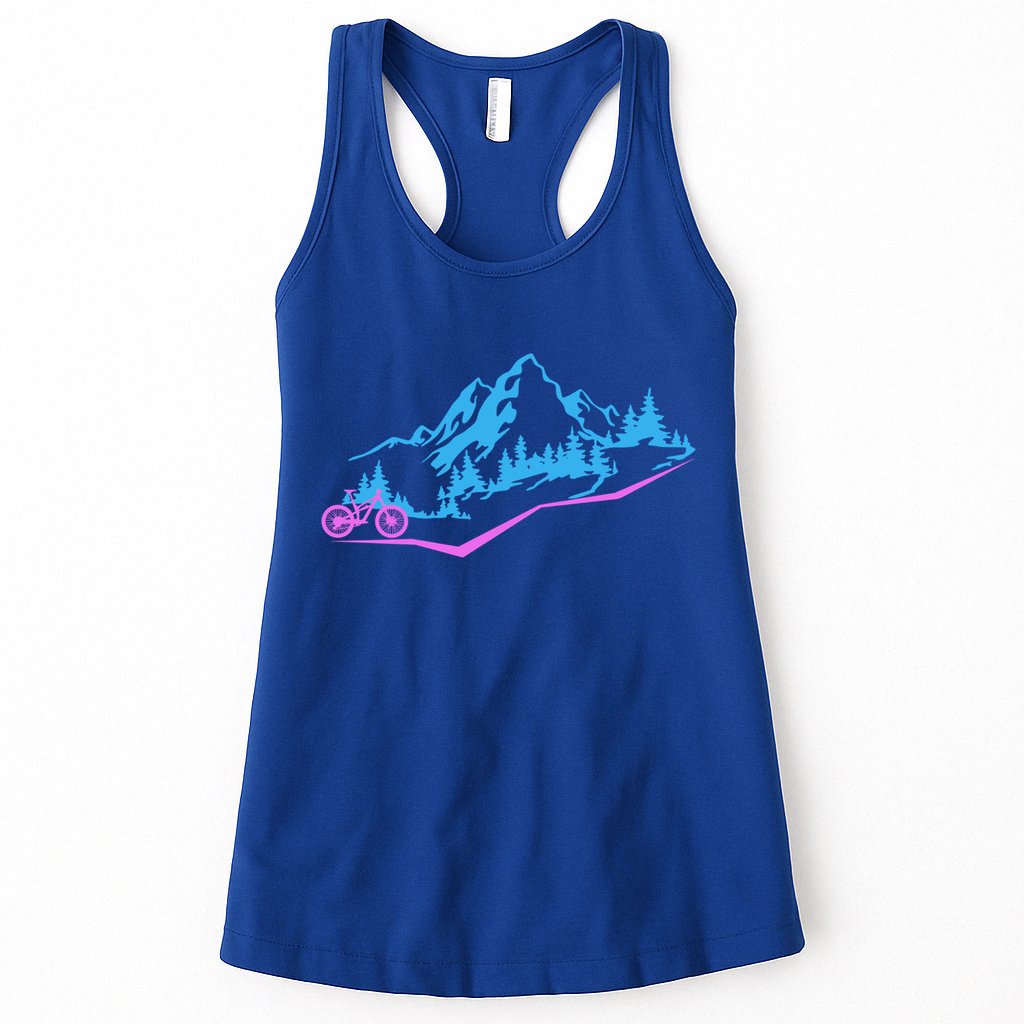 Mountain Bike Mtb Cycling Mountain Biker Biking Cyclist Gift Womens Tank Top