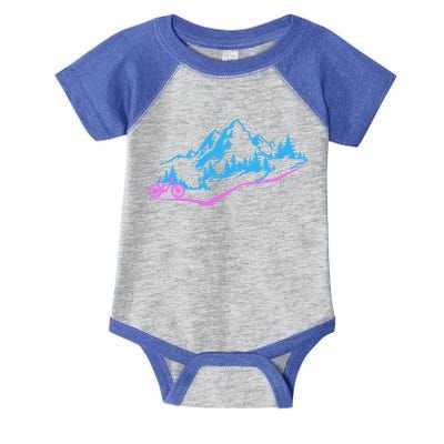 Mountain Bike Mtb Cycling Mountain Biker Biking Cyclist Gift Infant Baby Jersey Bodysuit