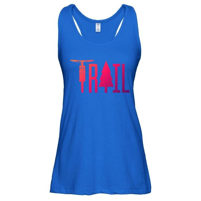 Mountain Bike Mtb Downhill Biking Cycling Biker Gift Cool Gift Ladies Essential Flowy Tank