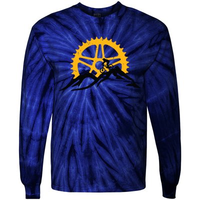 Mountain Bike MTB Downhill Biking Tie-Dye Long Sleeve Shirt