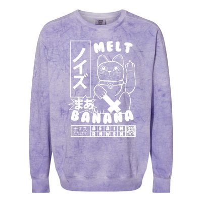 Melt Banana Colorblast Crewneck Sweatshirt